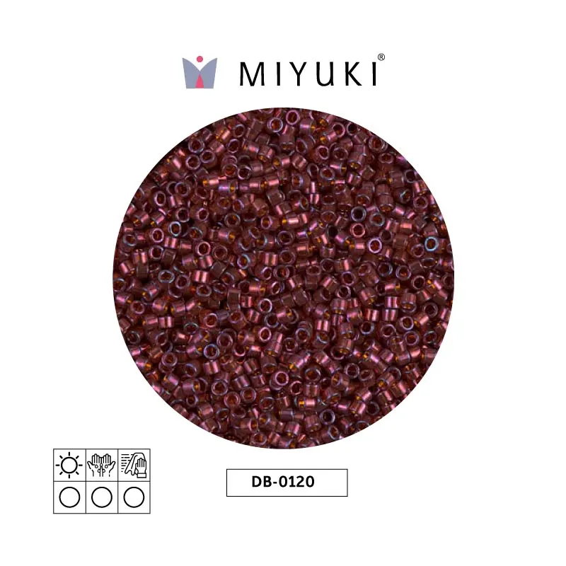 Miyuki delica 11/0 DB0120 oscuro top claretlust x 250g