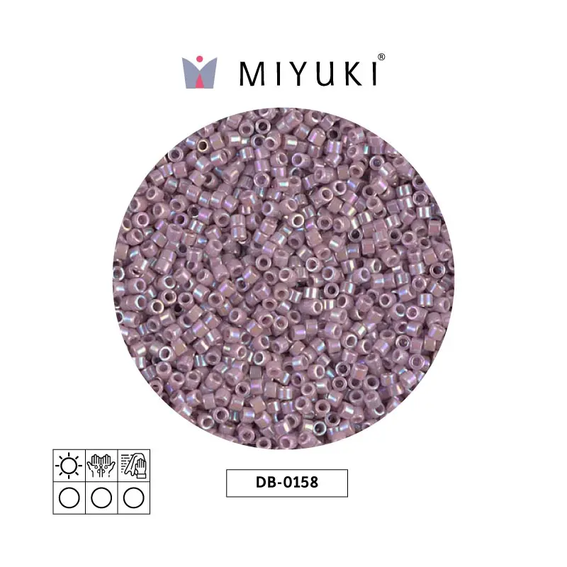 Miyuki delica 11/0 DB0158 opaco mauve AB x 50g