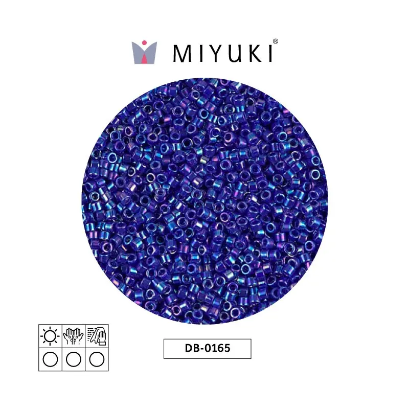 Miyuki delica 11/0 DB0165 opaque cobalt AB x 50g