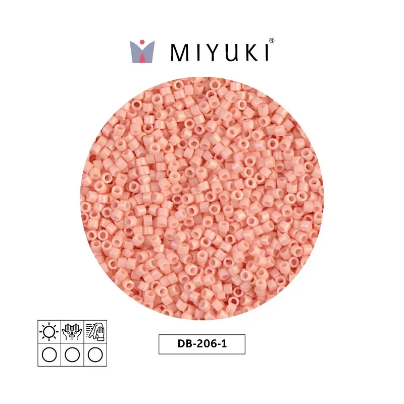Miyuki delica 11/0 DB0206-1 opaco salmon x 50g