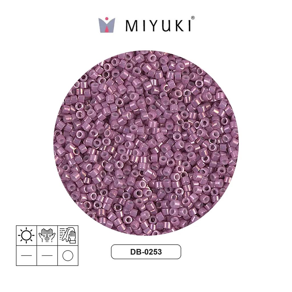 Miyuki delica 11/0 DB0253 opaco oscuro orchid brillo x 50g