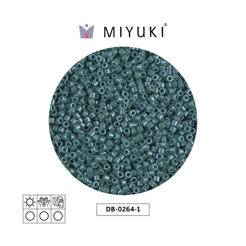Miyuki delica 11/0 DB0264-1 opaco mallard lusterr x 50g