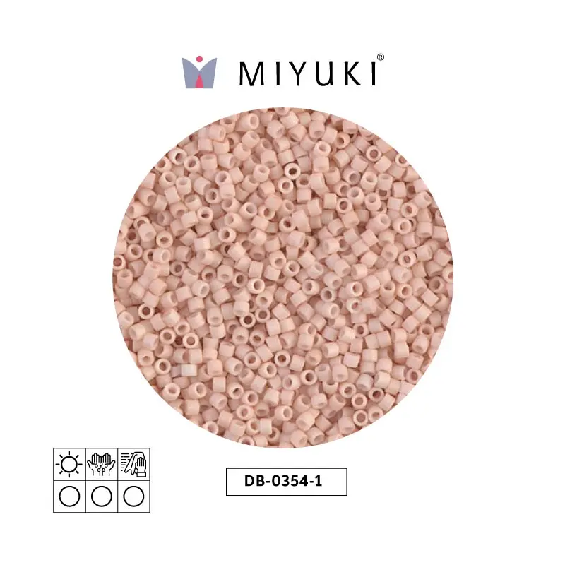 Miyuki delica 11/0 DB0354-1 mate opaco blush x 50g