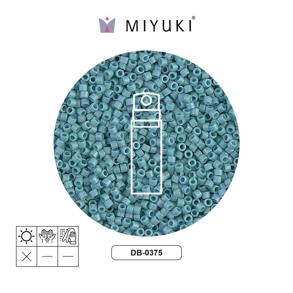 Miyuki delica 11/0 DB0375 azul mate x 10gr