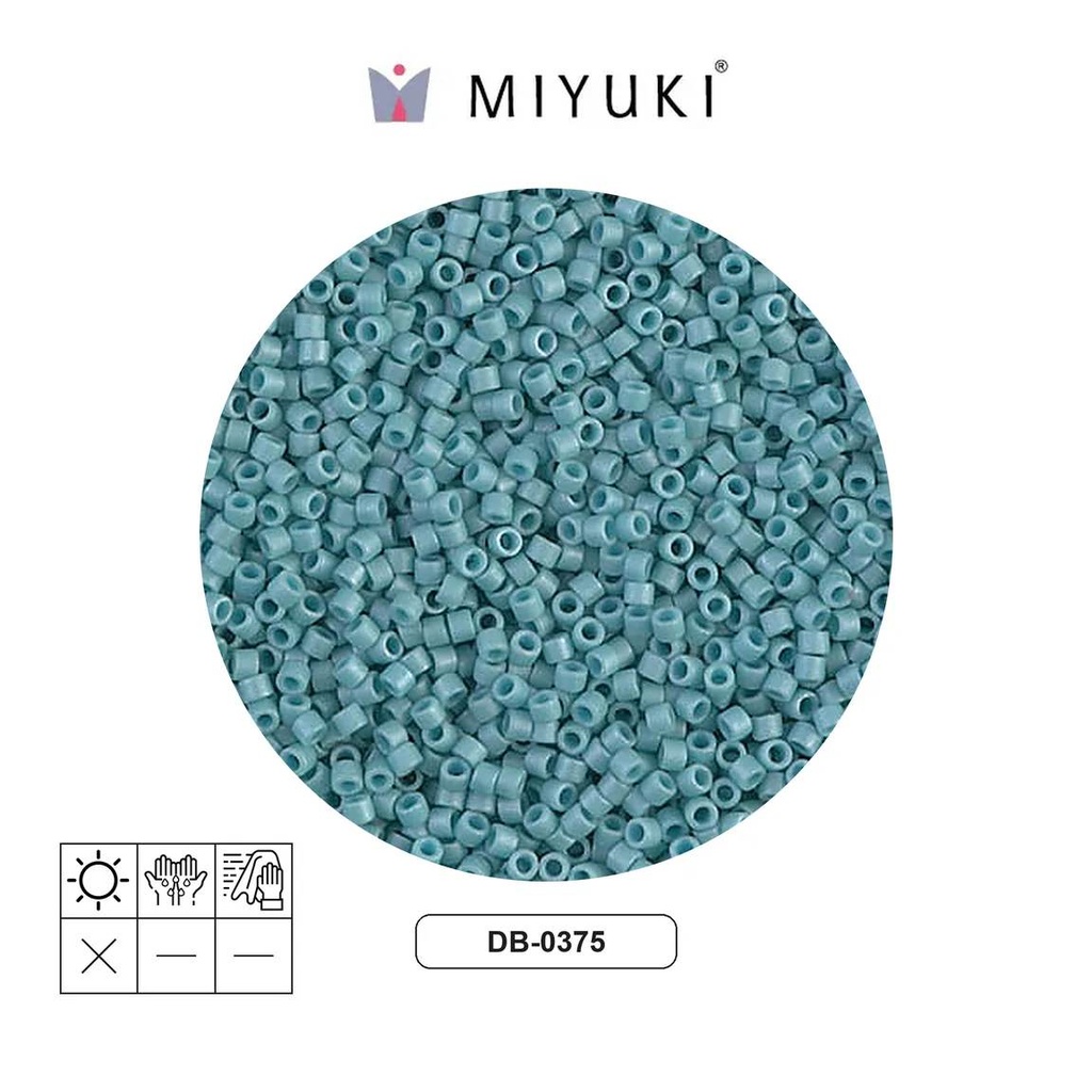 Miyuki delica 11/0 DB0375 azul mate x 250gr