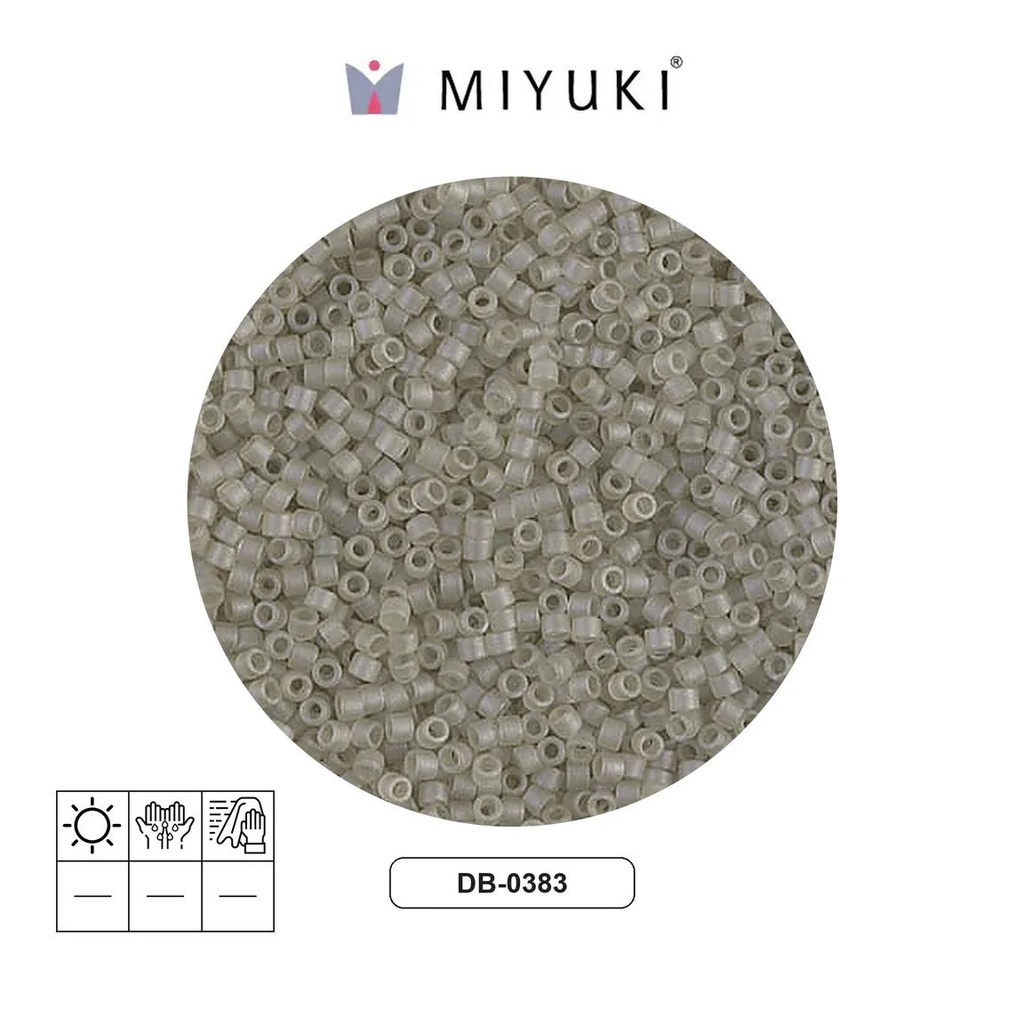 Miyuki delica 11/0 DB0383 matte tran oyster x 50g