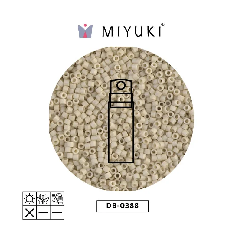 Miyuki delica 11/0 DB0388 hueso mate x 10gr