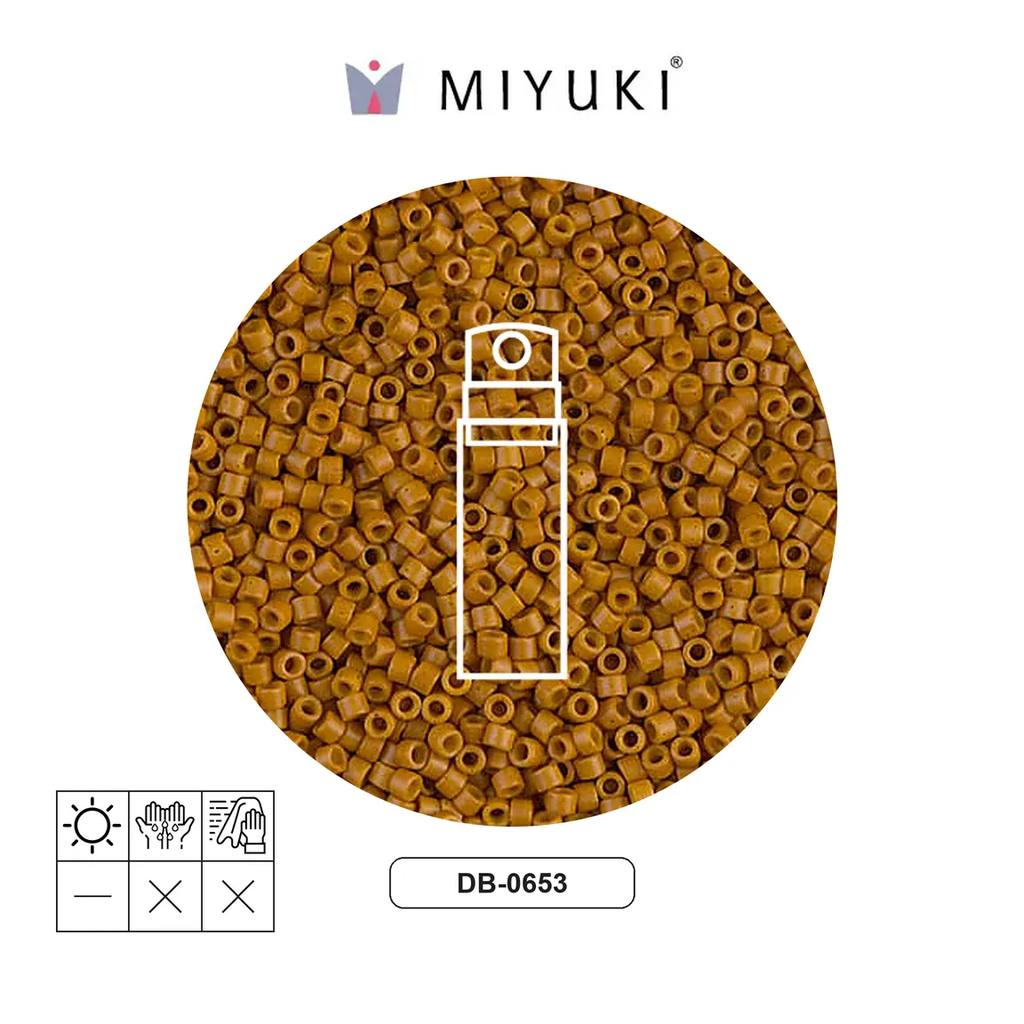 Miyuki delica 11/0 DB0653 opaque pumpkin x 10g