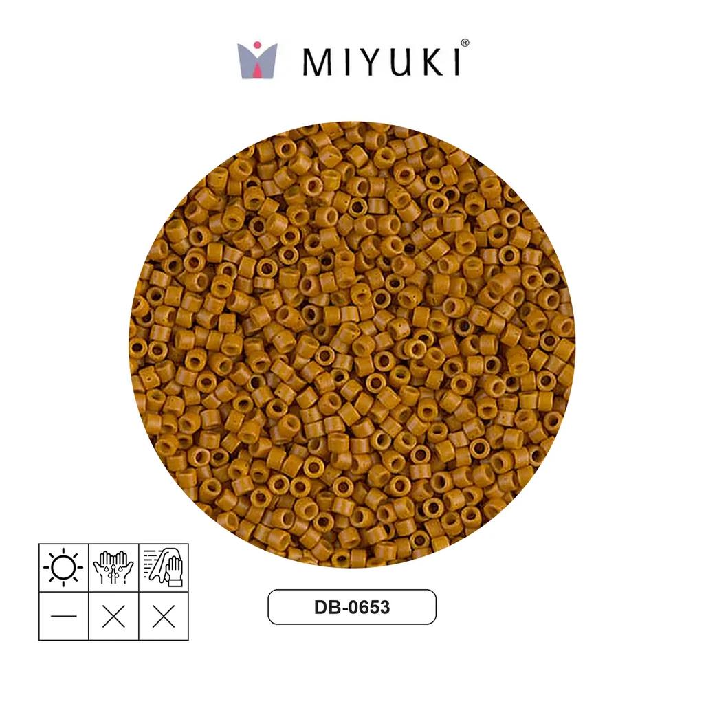 Miyuki delica 11/0 DB0653 opaque pumpkin x 50g