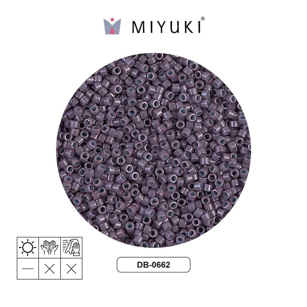 Miyuki delica 11/0 DB0662 opaque mulberry x 50g