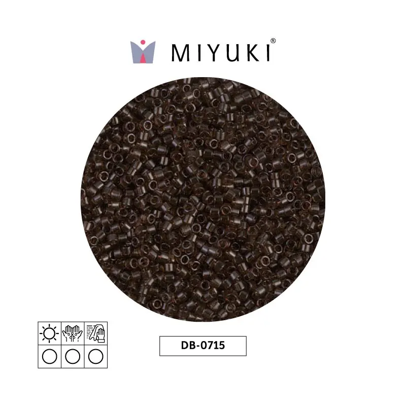 Miyuki delica 11/0 DB0715 transparent root beer x 50g