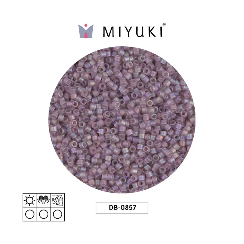 Miyuki delica 11/0 DB0857 matt claro amethys AB x 50g
