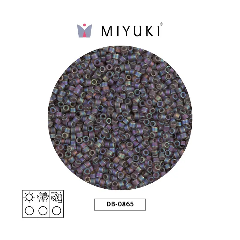 Miyuki delica 11/0 DB0865 mate café AB x 50G