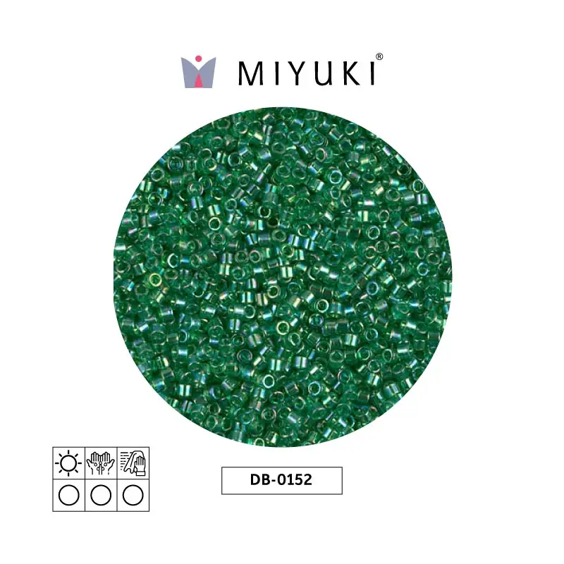 Miyuki delica 11/0 DB0878 mat op turquois AB x 50g