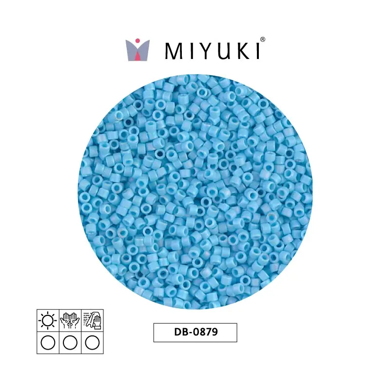 Miyuki delica 11/0 DB0879 cielo azul AB opaco mat x 50g