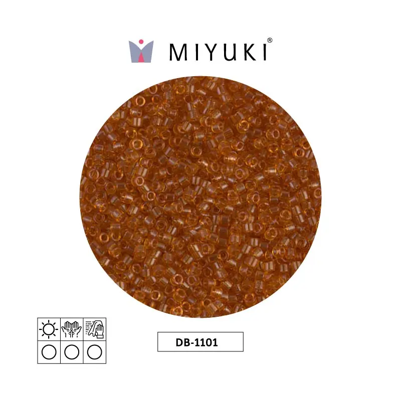 Miyuki delica 11/0 DB1101 transparent marigold x 50g