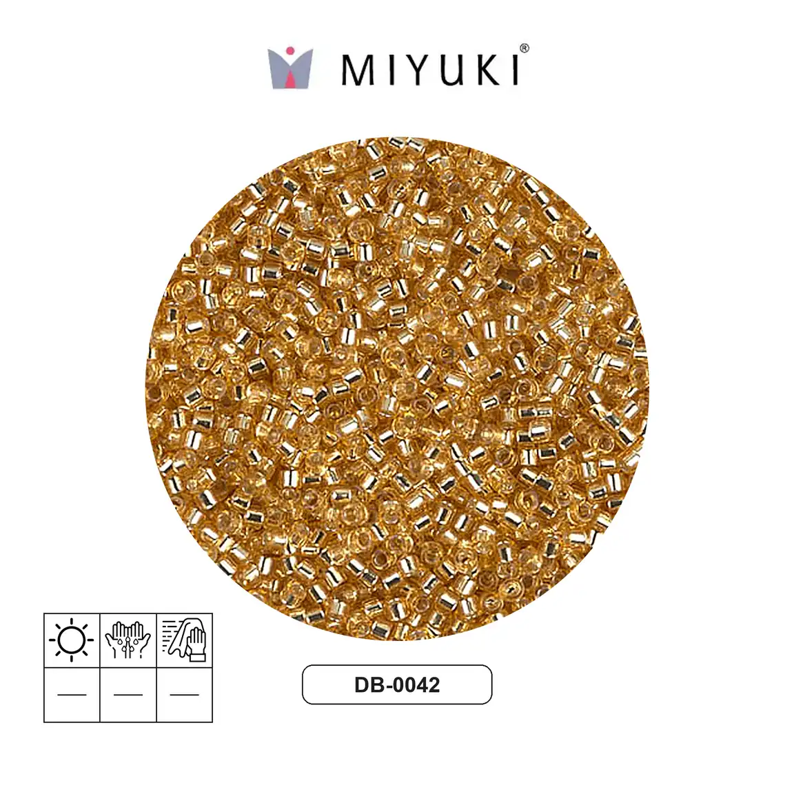 Miyuki delica 11/0 DB1158 galvanized SF light smokey amethyst x 250g
