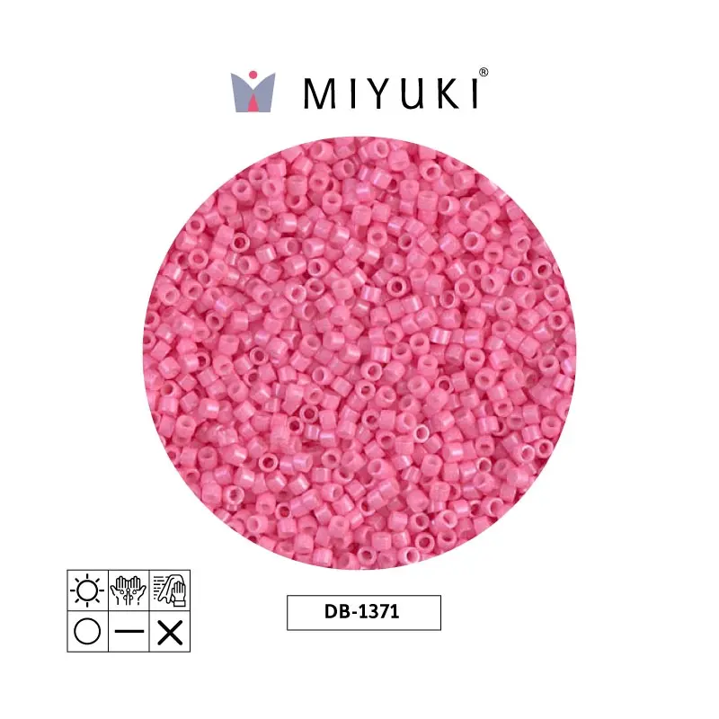 Miyuki delica 11/0 DB1371 opaco rosa x 50gr