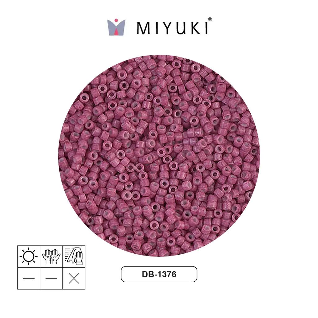 Miyuki delica 11/0 DB1376 opaco antique rosa x 50g
