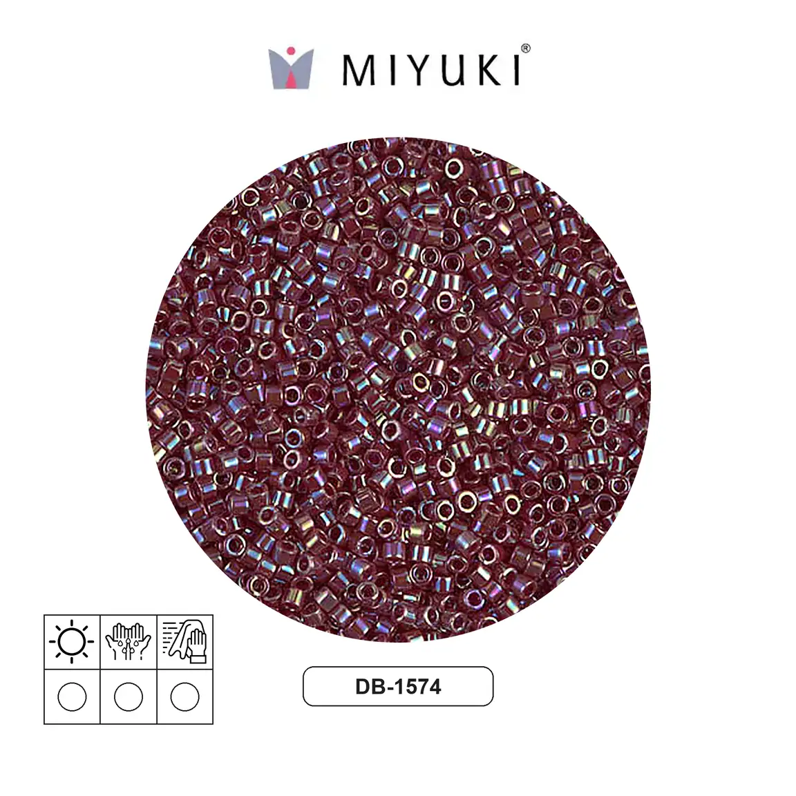 Miyuki delica 11/0 DB1574 opaque currant AB x 50g