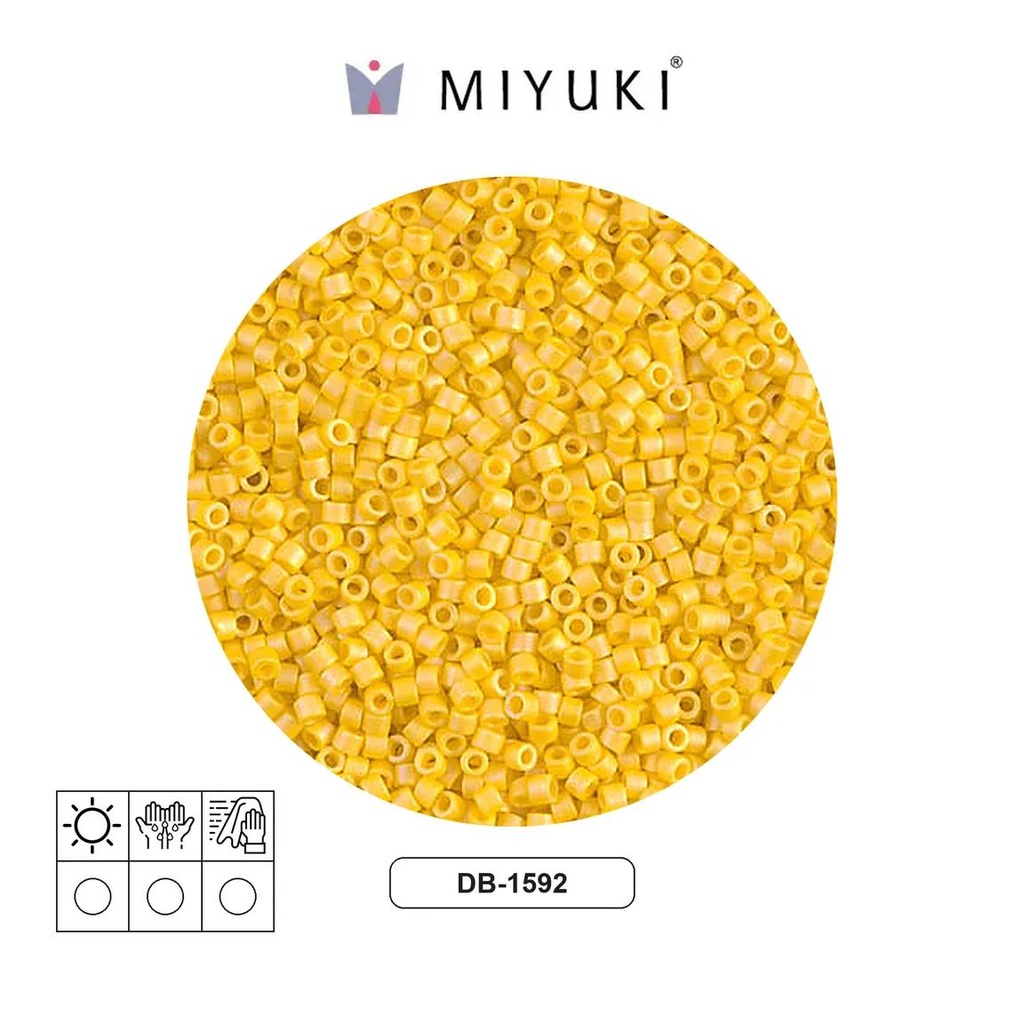 Miyuki delica 11/0 DB1592 mate opaco canary AB x 50g