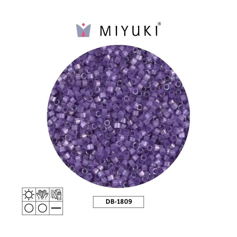 Miyuki delica 11/0 DB1809 lilac satin x 50g