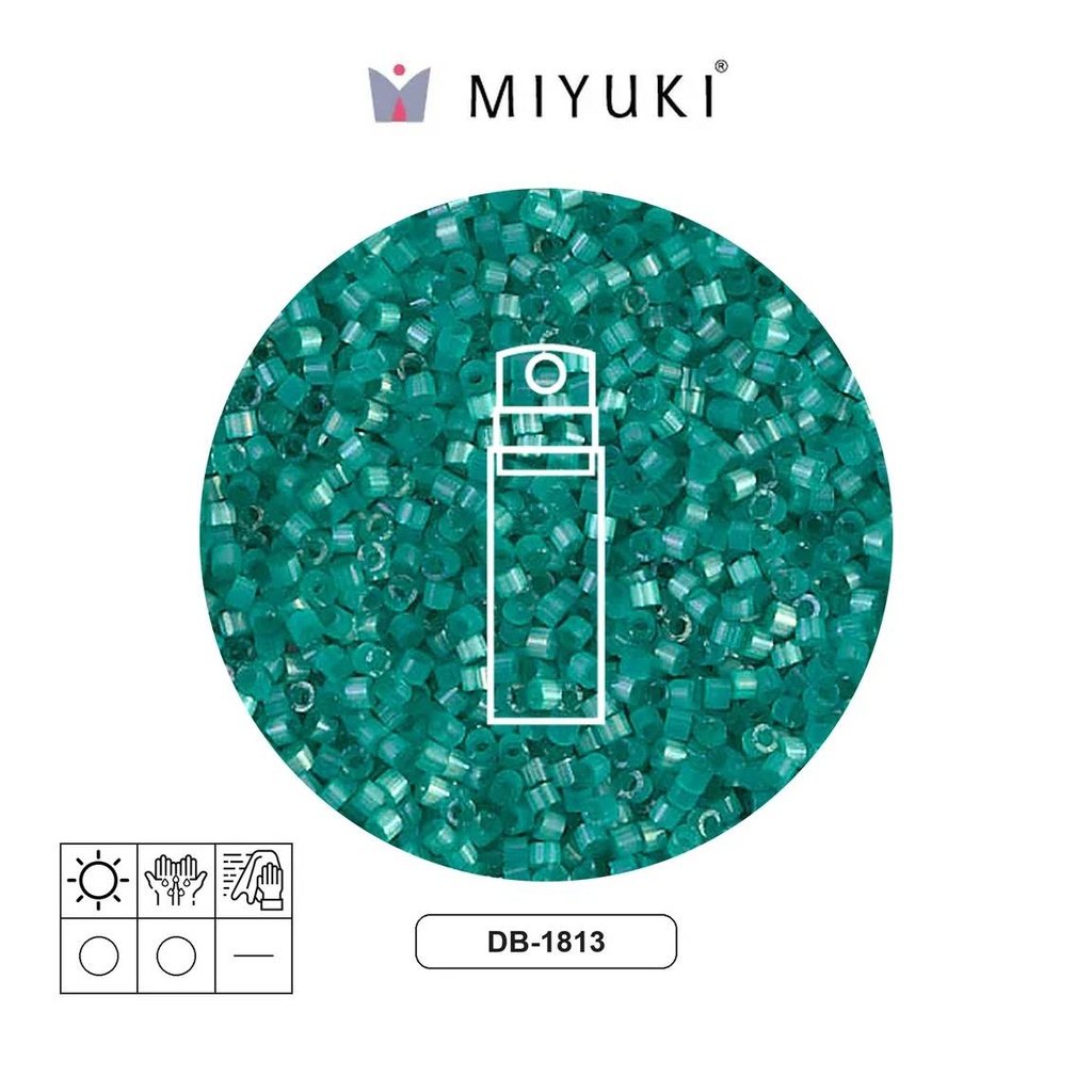 Miyuki delica 11/0 DB1813 bermuda satinado x 10g