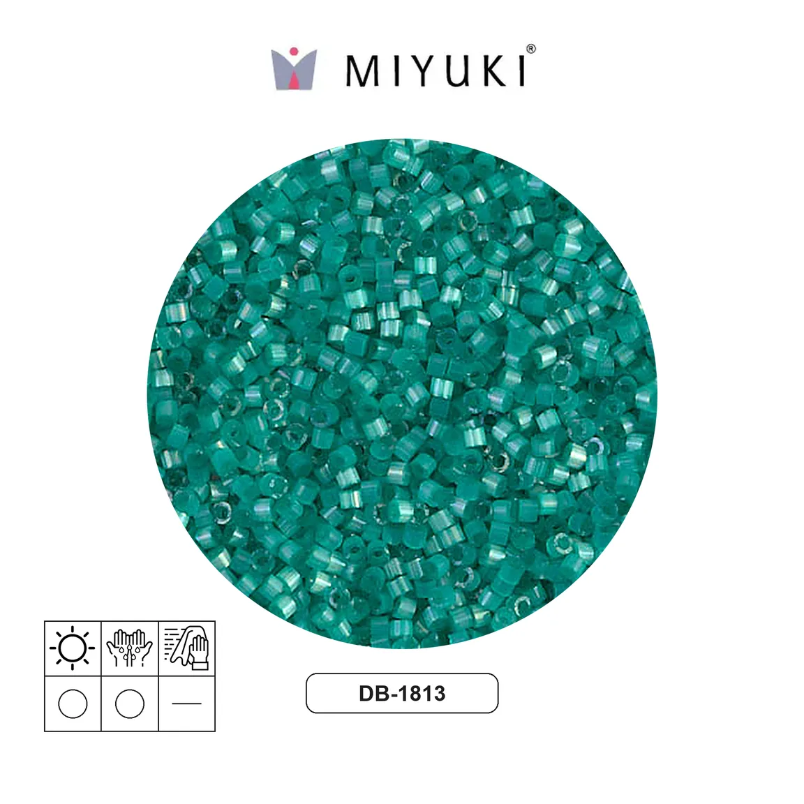 Miyuki delica 11/0 DB1813 bermuda satin x 50g