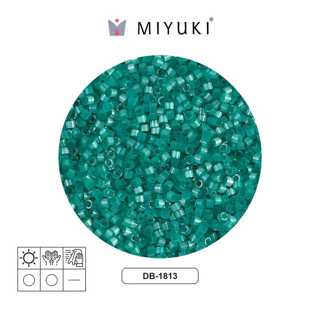 Miyuki delica 11/0 DB1813 bermuda satinado x 50g