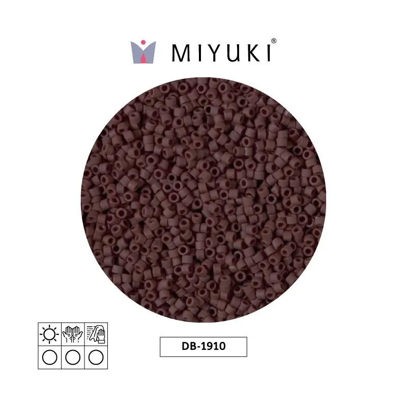 Miyuki delica 11/0 DB1910 opaque espresso x 50g