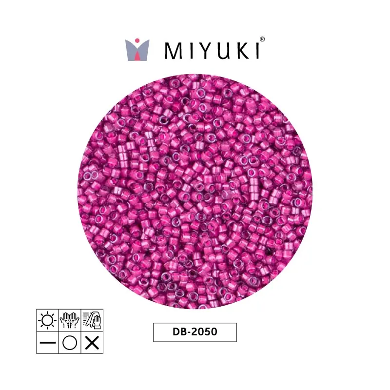 Miyuki delica 11/0 DB2050 neon jazz fucsia x 50g