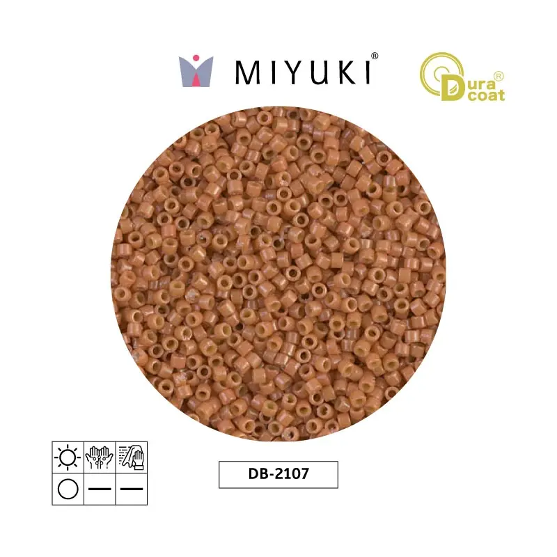Miyuki delica 11/0 DB2107 Duracoat opaco cedar x 50g
