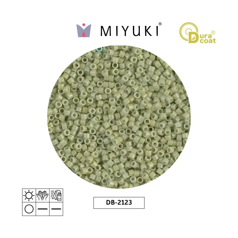 Miyuki delica 11/0 DB2123 opaque fennel duracoat x 50g