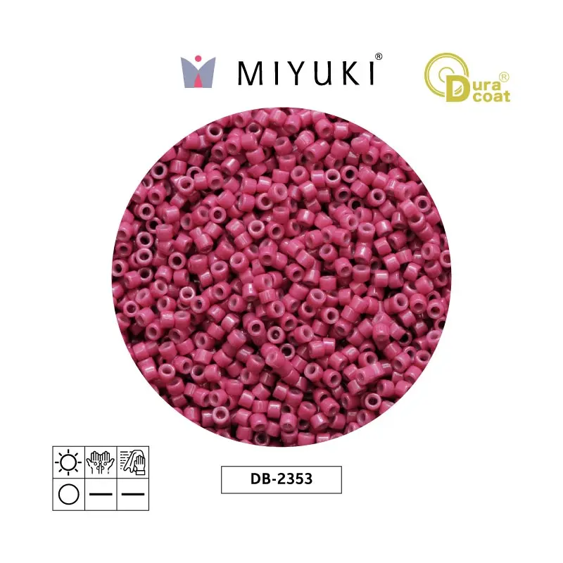 Miyuki delica 11/0 DB2353 opaco cherry blossom Duracoat x 50g