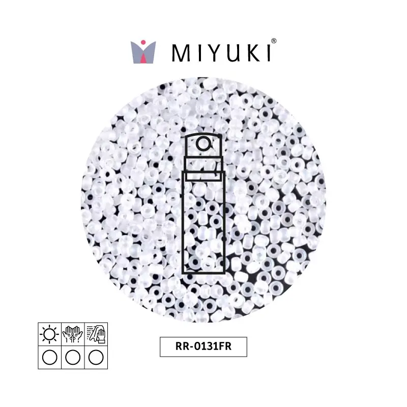 Mostacilla Miyuki rocalla 11/0 RR0131FR matte crystal AB x 10g