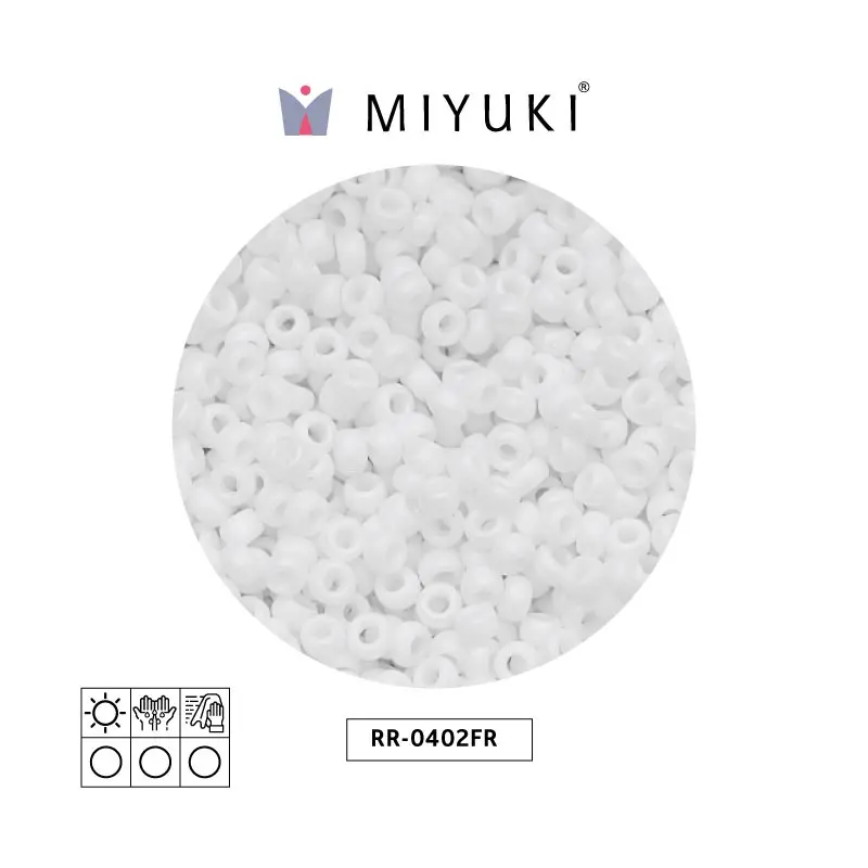 Mostacilla Miyuki rocalla 11/0 RR0402FR opaque matte pearl AB x 250g