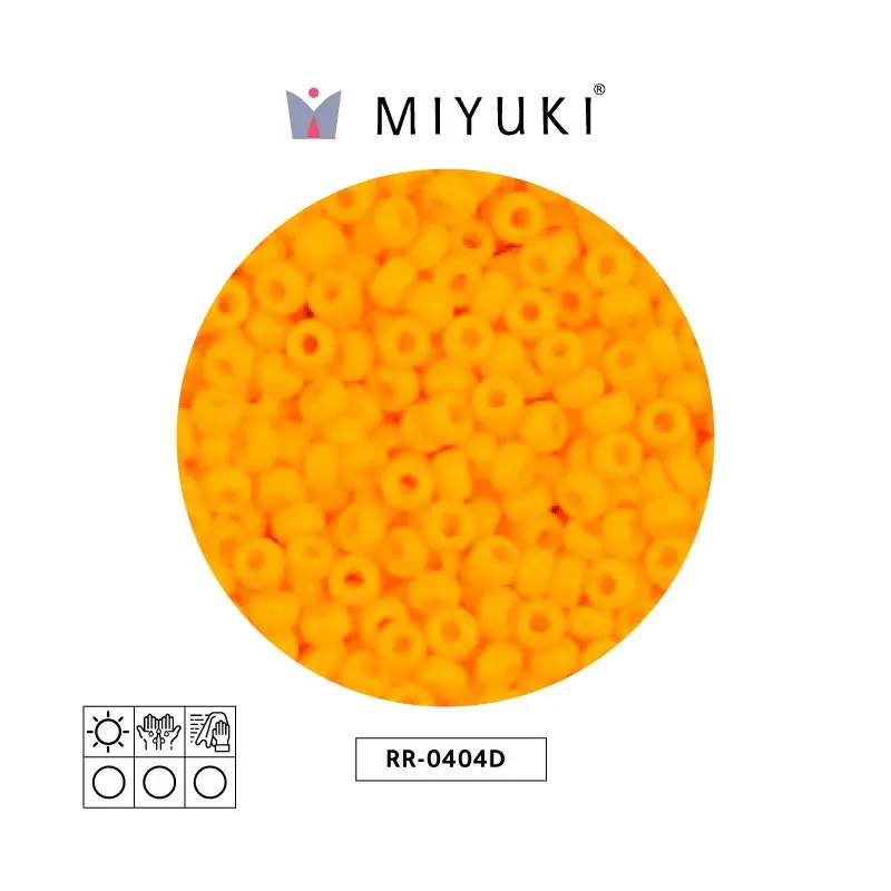 Mostacilla Miyuki rocalla 11/0 RR0404D opaque orange yellow x 250g