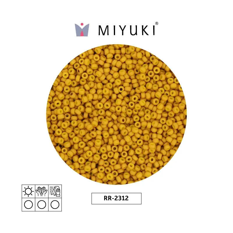 Mostacilla Miyuki rocalla 11/0 RR2312 mate opaco glazed basil verde AB x 250g