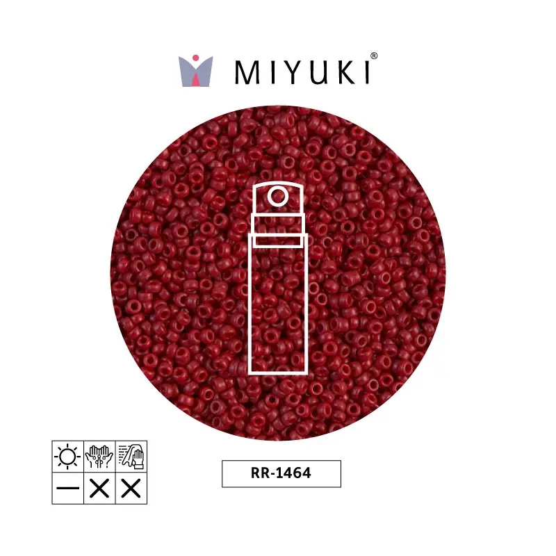 Mostacilla Miyuki rocalla 15/0 RR1464 opaque maroon x 10g