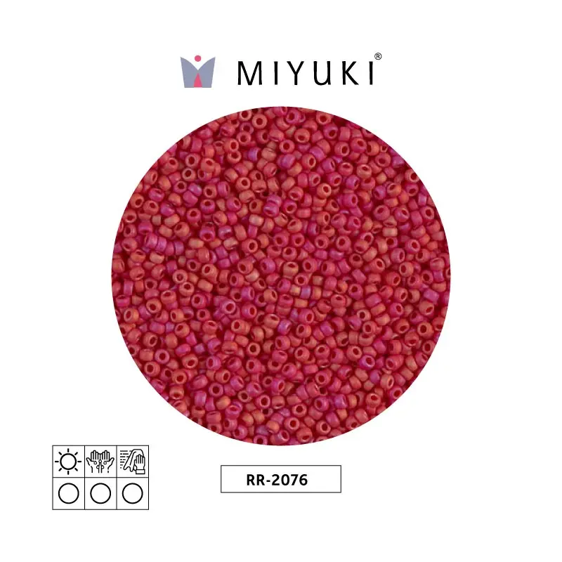 Mostacilla Miyuki rocalla 15/0 RR2076 matte red x 250gr