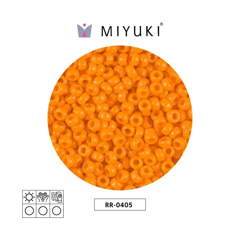 Mostacilla Miyuki rocalla 6/0 RR0405 opaque medium orange x 250g
