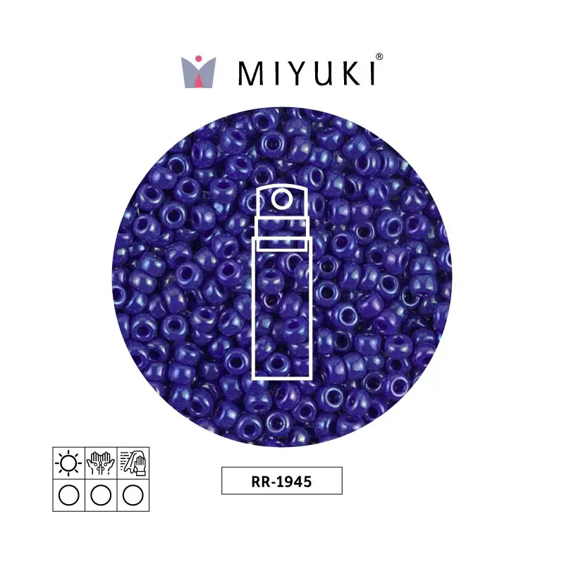 Mostacilla Miyuki rocalla 8/0 RR1945 opaque cobalt luster x 10g