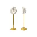 Superduo 2.5x5mm aquamarine semi bronze luster 24g