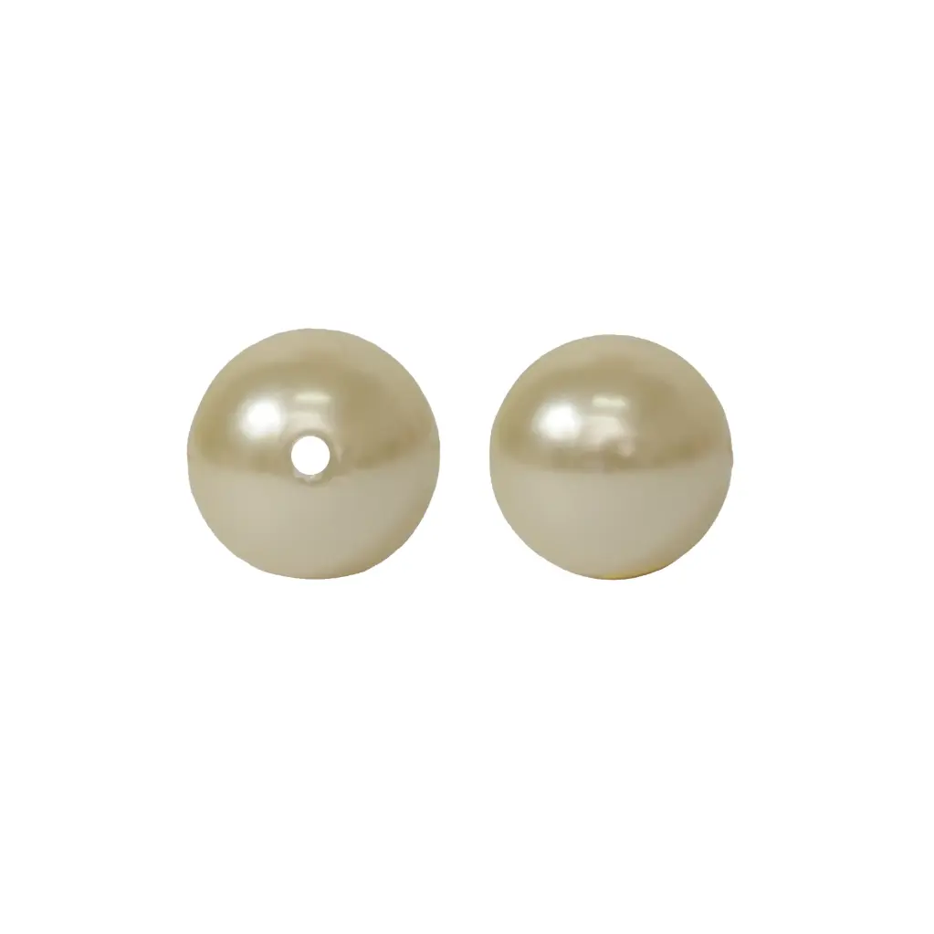 Perla sintetica redonda 18mm cream A-03 x und