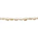 Perla biwa rice 3x4mm x 35cms (73 unds aprox)