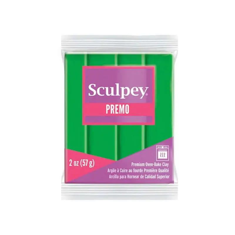 Arcilla polimérica Sculpey Premo Green x 2 onzas (57g)