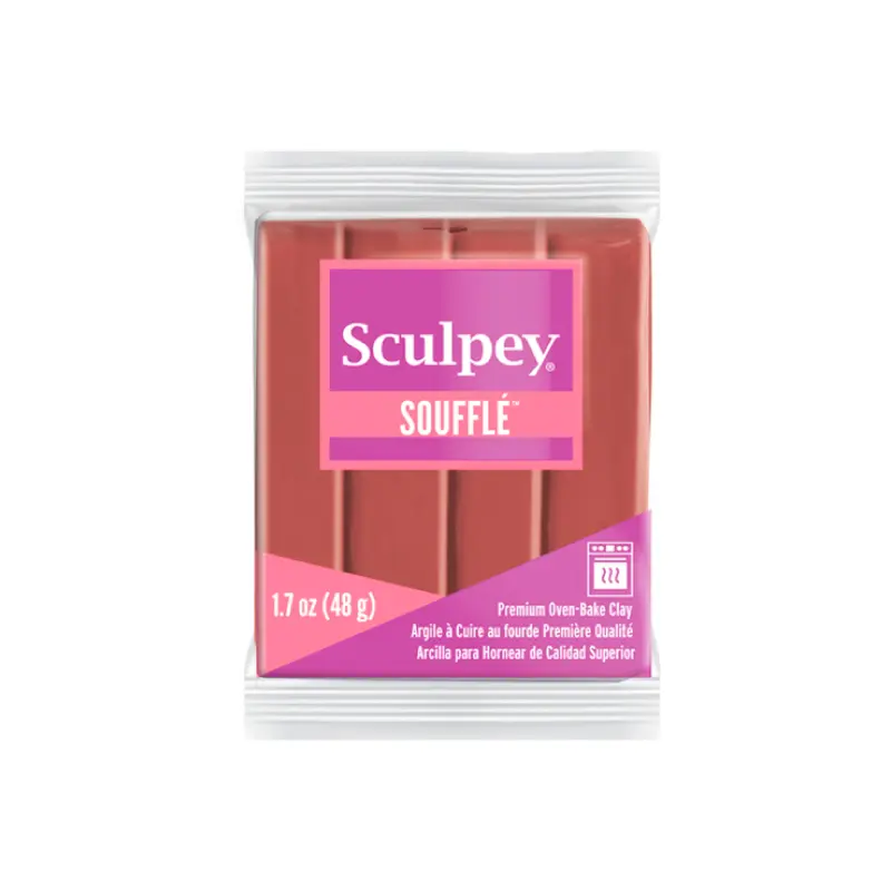 Arcilla polimérica Sculpey Souffle Cinnamon x 1.7 onzas (48.2g)