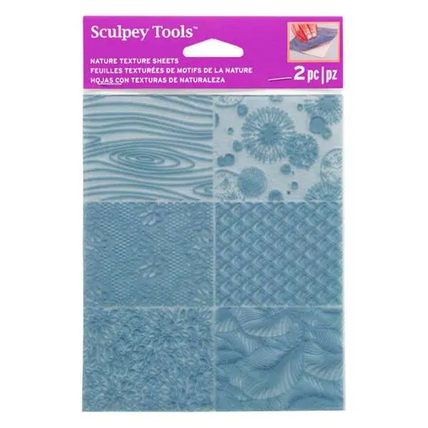 Hojas de textura natural de Sculpey