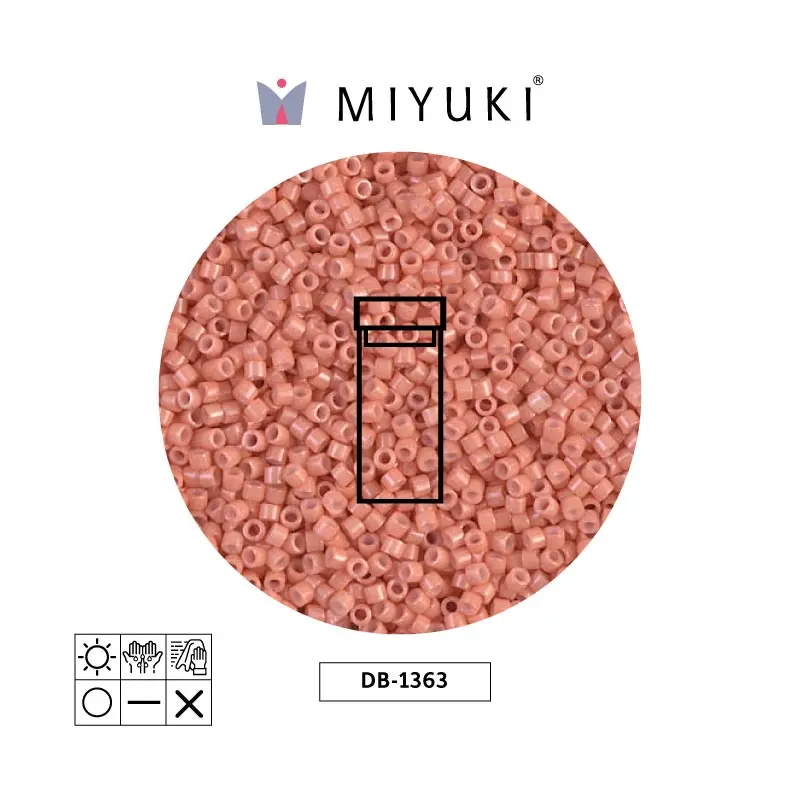 Miyuki delica 11/0 DB1363 opaco durazno x 3g