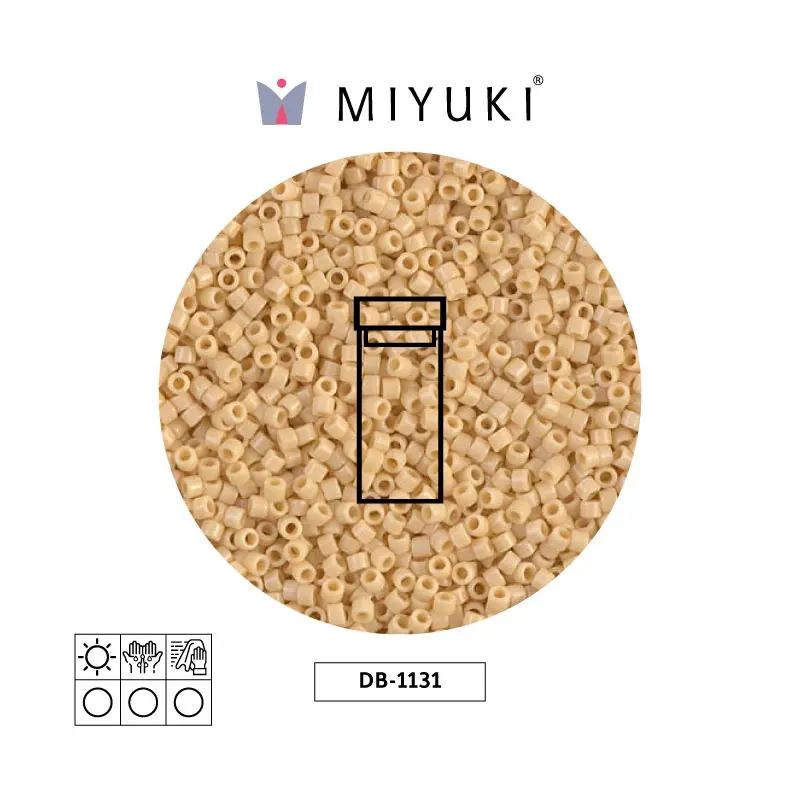 Miyuki delica 11/0 DB1131 opaco crema x 3g